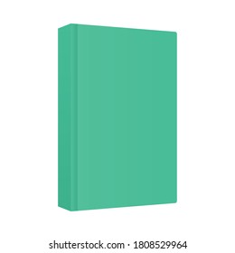 Mockup green notebook design of corporate identity template and branding theme Vector illustration