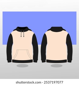 MOCKUP HOODIE DESIGN GRAPHIC VECTOR