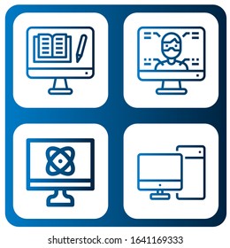 mockup icon set. Collection of Computer icons