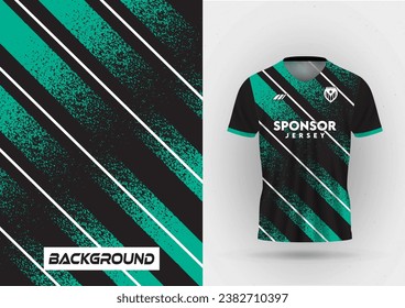 mockup of jersey black and green, sports jersey background, soccer jersey, running jersey, outdoor workout, sport pattern.