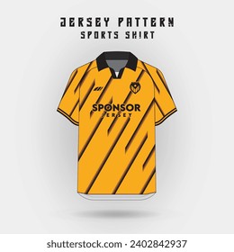 mockup of jersey black and yellow, sports jersey background, soccer jersey, running jersey, outdoor workout, sport pattern.