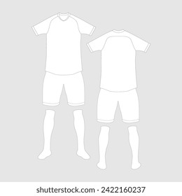 Mockup Jersey Full Jersey Template Jersey Design Template