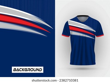 mockup of jersey white and blue, sports jersey background, soccer jersey, running jersey, outdoor workout, sport pattern.