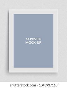 Mockup of a landscape-oriented magazine or catalogue. Blank sheet of paper. Element for advertising and promotional message. 3d vector illustration for your design.