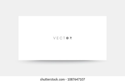Mockup of a landscape-oriented magazine or catalogue. Blank sheet of paper. Element for advertising and promotional message. 3d vector illustration for your design.