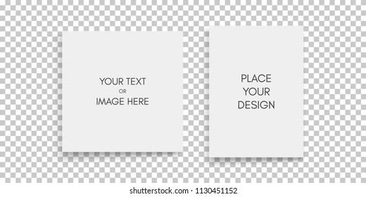 Mockup of a landscape-oriented magazine or catalogue. Blank sheet of paper. Element for advertising and promotional message. 3d vector illustration for your design.