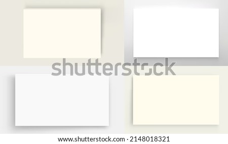 Mockup of a landscape-oriented magazine or catalogue. Blank sheet of paper. Element for advertising and promotional message. 3d vector illustration for your design.