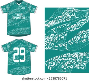 Moldura Folha Padrão Sport Jersey