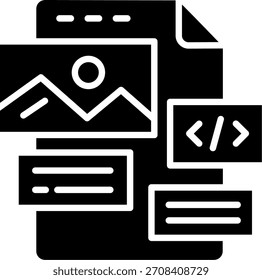Mockup Line vector Icon Design