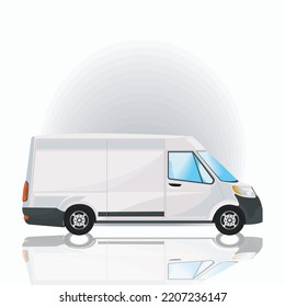 afiche de una camioneta de lujo en blanco