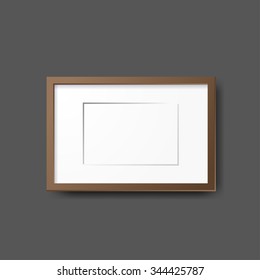Trípode moderno de mockup. Plantilla de diseño. Ilustración vectorial realista.   Tabla de oficina, estación de trabajo. 