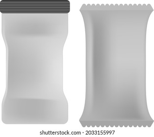 The mockup of the object in two different designs