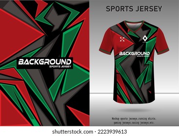 mockup, pattern, sports jersey background, football, running shirt