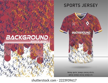 mockup, pattern, sports jersey background, football, running shirt