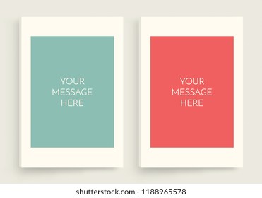 Mockup of a portrait-oriented magazine or catalogue. Blank sheet of paper. Element for advertising and promotional message. 3d vector illustration for your design.
