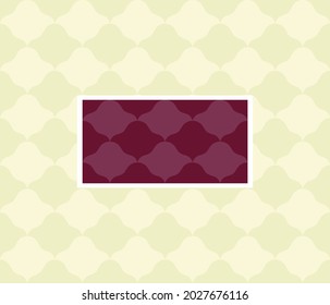 Mockup seamless abstract pattern in the puzzle style