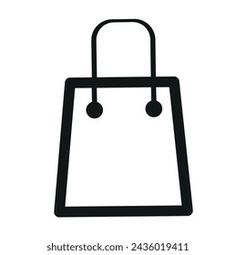 Mockup set of Realistic Shopping Bag for branding and corporate identity design. . Paper package template isolated on white. realistic vector illustration.