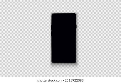 Mockup smart generation vector and screen. Blank screen with transparent background