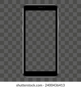 Mockup smartphones.para imprimir y elemento web. elemento de aplicación.  teléfono móvil de pantalla táctil smartphone tablet. Eps 10