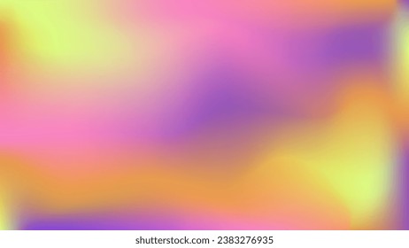 Mockup social media wallpaper advertisement. Backdrop for web, lending cover card invitation. Pink yellow orange violet spots vector background. Coral lemon plum pattern. Mauve lilac tangerine design.