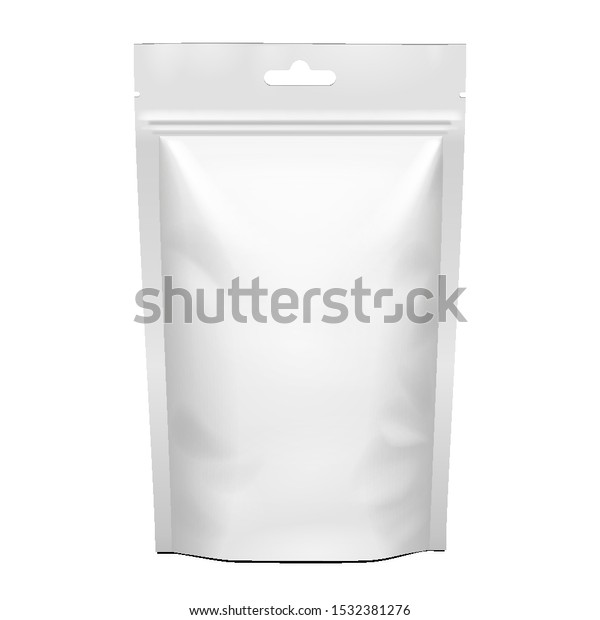 Download Mockup Stand Blank Bag Coffee Candy Stock Vector (Royalty ...