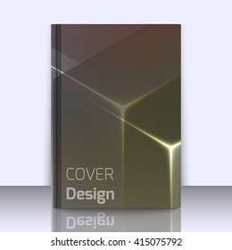 Mockup with stylish colorful background with soft gradients and lines. Background texture with blurred and geometrical shapes. Abstract background for apps, presentations or corporate use.