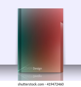 Mockup with stylish colorful background with soft gradients and lines. Background texture with blurred and geometrical shapes. Abstract background for apps, presentations or corporate use.