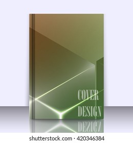 Mockup with stylish colorful background with soft gradients and lines. Background texture with blurred and geometrical shapes. Abstract background for apps, presentations or corporate use.