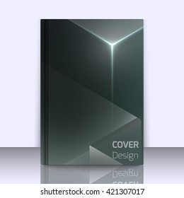 Mockup with stylish colorful background with soft gradients and lines. Background texture with blurred and geometrical shapes. Abstract background for apps, presentations or corporate use.