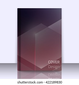 Mockup with stylish colorful background with soft gradients and lines. Background texture with blurred and geometrical shapes. Abstract background for apps, presentations or corporate use.