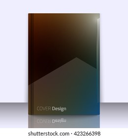 Mockup with stylish colorful background with soft gradients and lines. Background texture with blurred and geometrical shapes. Abstract background for apps, presentations or corporate use.