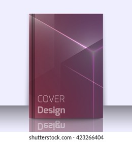 Mockup with stylish colorful background with soft gradients and lines. Background texture with blurred and geometrical shapes. Abstract background for apps, presentations or corporate use.
