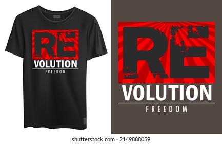 mockup t shirt vector illustration typography design
