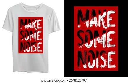 mockup t shirt vector with slogan text lettering typography design