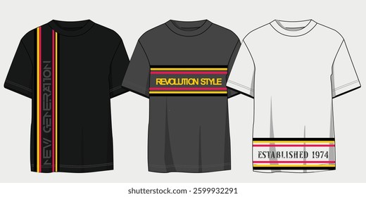 mockup t shirts. Urban typography slogan print T shirt graphics, Urban street wear typography. for fashion graphics, t shirt prints. Urban typography slogan print