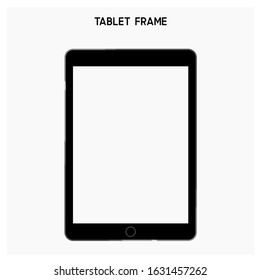 Mockup Tablet device, smartphone tablet design, Black Device illustration