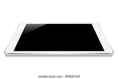 Mockup Tablet Similar To Ipades Isolated On White Vector Design