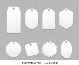 mockup tag paper label template blank stock vector royalty free 1568265820