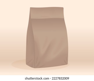 mockup take away bag icon