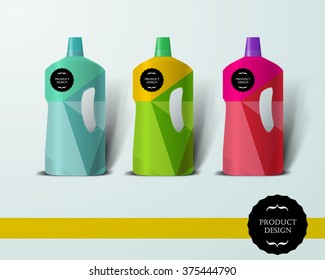 Mockup template for branding and product designs. Isolated realistic bottle with unique design. Easy to use for advertising branding and marketing.