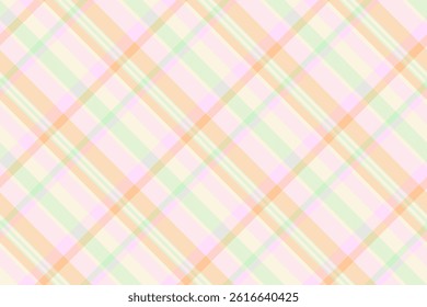 Mockup texture fabric vector, show pattern textile plaid. Fur check seamless tartan background in light and beige colors palette.