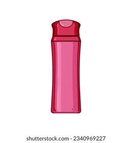 mockup thermos bottle cartoon. sport steel, stainless aluminum, brand product mockup thermos bottle sign. isolated symbol vector illustration