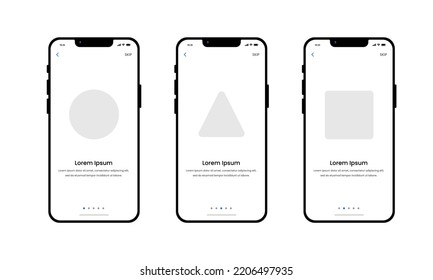 Mockup Ui Ux Design Introduces User: เวกเตอร์สต็อก (ปลอดค่าลิขสิทธิ์ ...