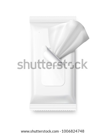 Download Mockup Wet Wipe Flow Pack Realistic 库存矢量图（免版税） 1006824748 - Shutterstock