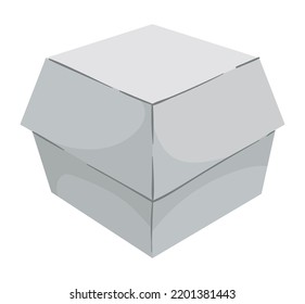 mockup white pack isolated icon