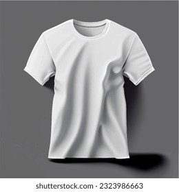 Mockup White T-shirt for Men