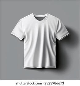 Mockup White T-shirt for Men