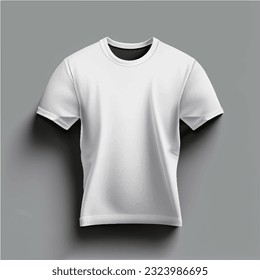 Mockup White T-shirt for Men