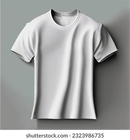 Mockup White T-shirt for Men