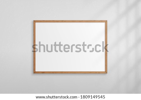 Similar – Image, Stock Photo Wooden frame with shadow in sand